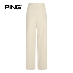 [PING] 여성 솔리드 세미와이드핏 팬츠 121F2PT551_BG