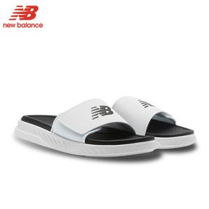 [뉴발란스] SD1501WT3 쿠셔닝 슬라이드 (화이트/블랙)