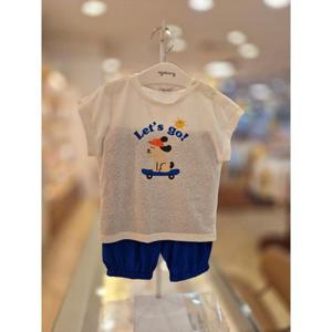 아가방 세이브존03 아가방 화이트 하퍼 보드 나시 7부 상하세트 AQ01S353006A