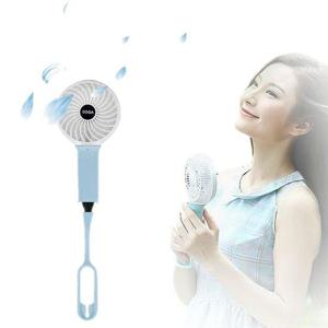 핸디팬100 대용량 충전식 미니선풍기 블루 2600mAh