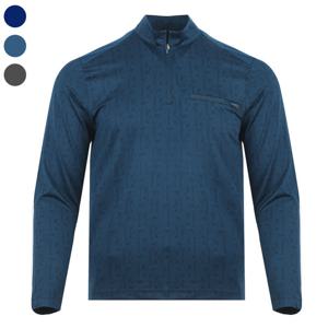 남자 프리미엄 기능성 냉감 반집업 긴팔 티셔츠 FRX-TSH-MT1537-그린