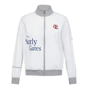 파리게이츠골프바람막이 PQS 531D1JP401_WH 공용 컬러 믹스 앰블럼 니팅 블록 바람막이