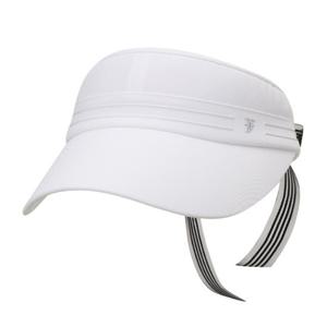 팬텀골프썬캡 NQC 221F1CP101_WH 여성 라인 포인트 리본 썬바이저