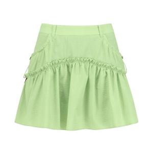 파리게이츠골프스커트 PQS 521E2PC481_GN 여성 시어서커 스트링 프릴 큐롯 스커트