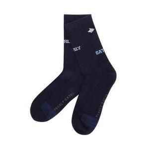 파리게이츠골프양말 PQS 511E1SC042_NA 남성 바니 배색 로고 장목 양말