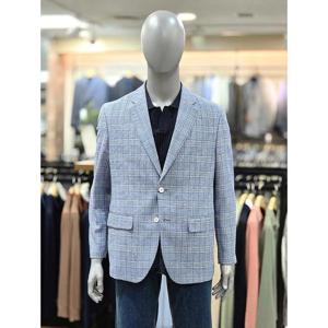 런던포그 세이브존04 울혼방 블루 글랜체크 자켓 LQSaJA-735K3a [46]