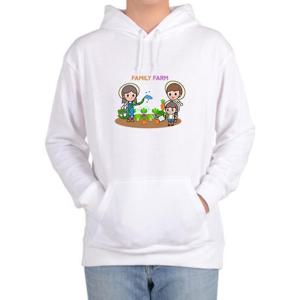 [주식회사 브이와이][JHP1OTS0_51HD]후드티 family farm 채소가