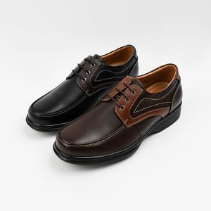 [신난다슈] 남성 로퍼 단화 구두 3cm 2종 발편한 남자 컴포트화 소가죽 캐주얼 YM265036