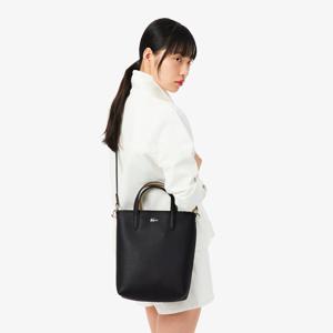 [라코스테]NF4929A56G 안나 ANNA 탑지퍼 세로형 크로스백 -A91블랙/베이지 JS