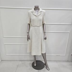 [미니멈]MYBAWO3150LY1반팔 트위드  플레어  원피스_JK