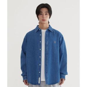 커버낫 COVERNAT C 로고 데님 셔츠 Blue CO2501SH32BL 453123