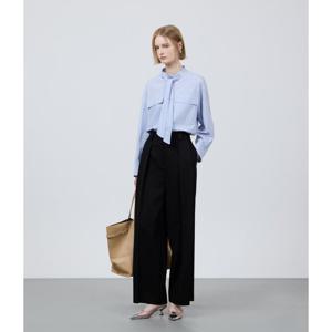 쥬크 빅 플랩 포켓 타이 블라우스(Z251MSC004)