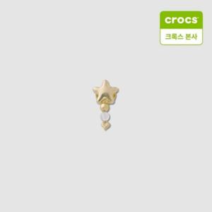 골드 스타 윗 하트 댕글 지비츠 10017775