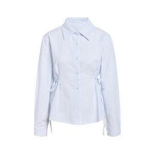 [제이제이 지고트]스트라이프 사이드 리본 블라우스 GS4N0BL491