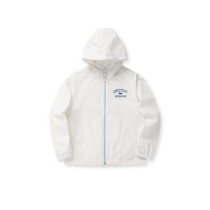 디스커버리키즈바람막이 XQD DKWJ51043-WHS 키즈 바시티 백그래픽 경량 바람막이 자켓
