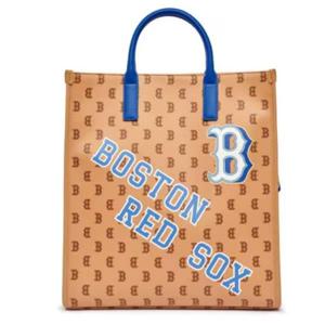 MLB크로스백 PQJ 3AORM053N-43SAS 모노티브 코티드캔버스 세로형 토트백