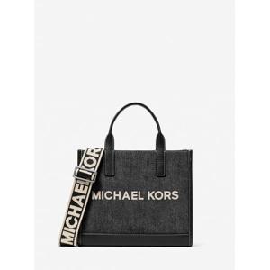 마이클코어스 쿠퍼 데님 탑 지퍼 스트럭처 토트 크로스바디 37S6LCOT3C3354 블랙 워시