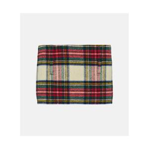 미우미우 체크 울 미니스커트 P00851552