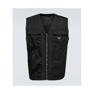 프라다 Re Nylon 브이넥 베스트 P00758688