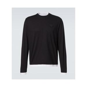 프라다 코튼 저지 스웨트셔츠 P01094137