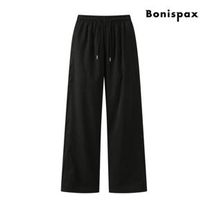 보니스팍스  무지 세미 와이드 밴딩 팬츠 (XQ3PT006M0)