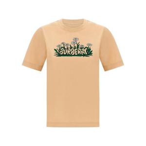 버버리 로고 프린팅 코튼 반팔 티셔츠 8102402TEACUP