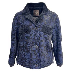 [데시데]데님쟈가드 코듀로이배색 워싱재킷 DPW509