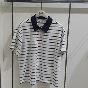 [소이]5부 슬럽 스트라이프 카라티 26M5404_KG