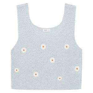 [소이]23M5053-20 플라워 나시 니트 조끼_SH