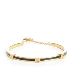 펜디 FF 큐브 에나멜 인레이 뱅글 8AL218TL9 F0A1F