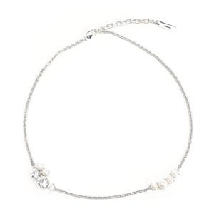 지방시 크리스탈 펄 클러스터 실버 체인 목걸이 BF00SMF05M 132