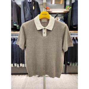 브렌우드 세이브존03 브렌우드 [워셔블] 칼라 배색 폴로넥 스웨터 BR-AQWAM26-531