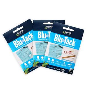 (블루택) 블루45g 3개blutack 재사용 점착제 사진붙이기 소품고정 풀 테이프