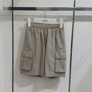 [소이]5부 쿨 와샤 카고바지 26M5203_BE_KG