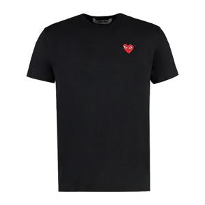 꼼데가르송 클래식 하트 패치 크루넥 티셔츠 AXT10805 1