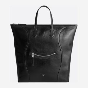 셀린느 블랙 가죽 스트럭처 토트백 L102A 330038SI