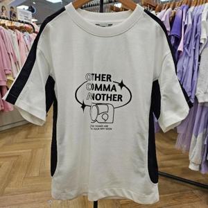 컬리수 HC33 화섬절개배색반팔티셔츠 C252YS358P