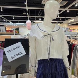 밀스튜디오 DP02 마린룩세라블라우스 LS4BLS117