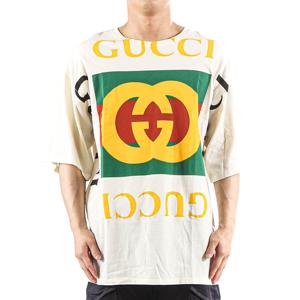 [구찌] (X_539080 XJA9C 7136) 남성 반팔 티셔츠