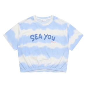 [소이]23M5454-2  4부 타이다이 블루종 크롭티_SH