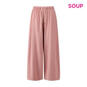 SOUP  백 포켓 밴딩 와이드 트레이닝 팬츠 (S63LP03)
