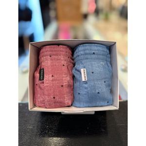 비너스 VMP1884D 통풍 땀흡수 잘되는 면100 하트 나염 순면 남성 트렁크 사각 팬티