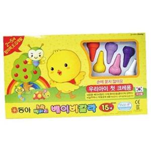 동아 베이비 칼라 크레용 15색