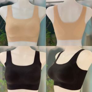 (VGBL319)편안하고 안정감 있는 무봉제 노라인 노와이어 스포츠 브래지어 심리스 브라