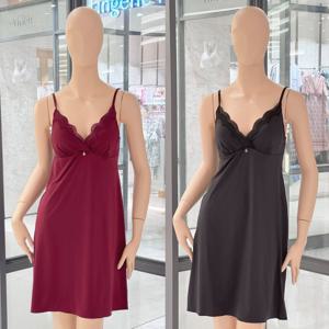 브래지어와 슬립을 하나로 합친 비침 없는 속치마 풀슬립 VFS5013