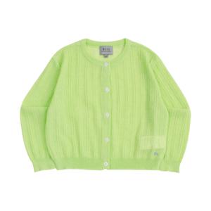 빈1 BY24CK01GN 그린 스카시 니트 가디건