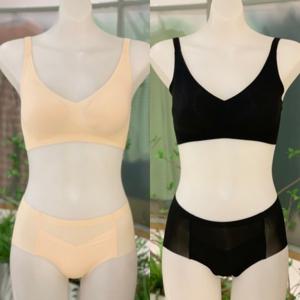 (OBR3701+OPT3701)오르화 누디 몰드컵 퓨징 브라 노라인 무봉제 심리스 브래지어+노라인 팬티 세트