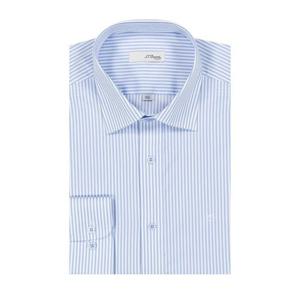 듀퐁셔츠 SE4SM21LS370SBU 스트레치 런던 스트라이프 슬림핏 긴팔 셔츠