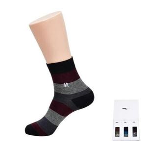 미치코런던 캐주얼 남성 중목 양말 3족 선물 세트
