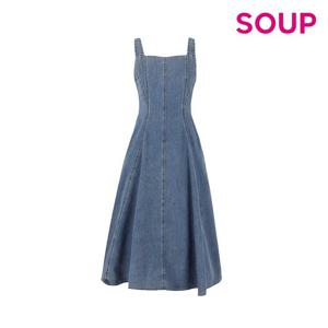 숲 스퀘어넥 뷔스티에 데님 원피스SA7OP32 SA7OP32